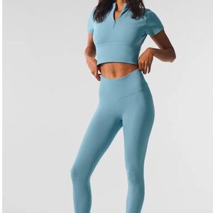 Alo Yoga Celestial Blue warm leggings